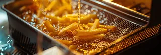 Friteuse mit Fritierfett